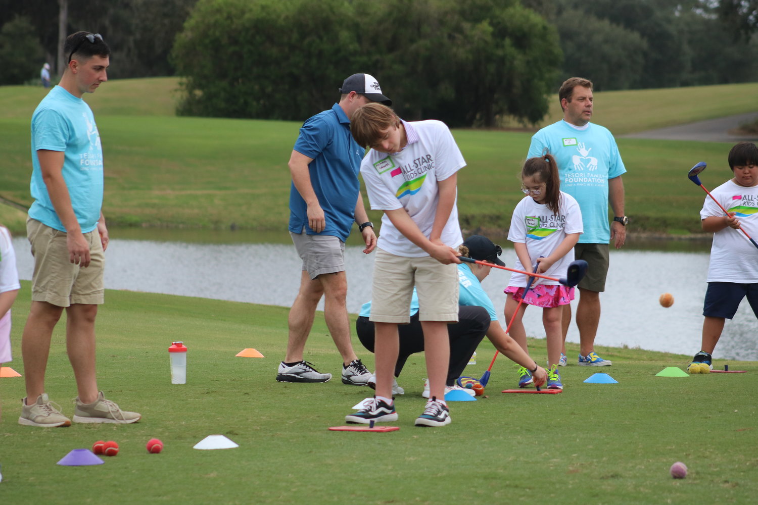 The Tesori Foundation hosted one of its all-star kids clinics at TPC Sawgrass Oct. 12.